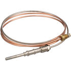 Montague MONP17-1 Coaxial 48" Heavy Duty Thermocouple W/thick Capillary, 20-30 MV, 11/32"-32 Threads, Nickel Plated