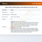 Hobart 426225-00001 Ignition Control Module 24V F429 CA-145