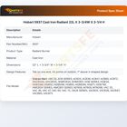 Hobart 5937 Cast Iron Radiant 22L X 3-3/4W X 3-1/4 H