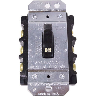 Hubbell 7810UD Switch 3 Pole Single Throw (Fan)