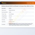 Middleby Marshall 45036 Oven Circuit Breaker 3A 2-Term 240V