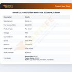 Sertek Llc 25300701 Fan Motor 3000 RPM 0.8A 115V