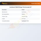 Southbend 1196078 Range Thermocouple 30"