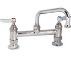 T&S Brass 0222M 8" Deck Faucet, 6" Spt,Leadfree