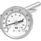FWE T-METER H1 2" Dial Temperature Gauge 20-220&deg;F U-Clamp Mount 1/4" NPT