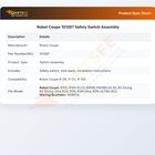 Robot Coupe 101287 Safety Switch Assembly
