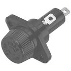 Nu-Vu 500368 Fuse Holder W/ Screw Cap Panel Mount, 13/32&rdquo; x 1 13/32&rdquo;, 20 AMP, 600V