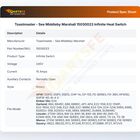 Toastmaster - See Middleby Marshall 15030023 Infinite Heat Switch