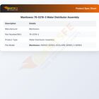 Manitowoc 76-0219-3 Water Distributor Assembly