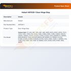 Hobart 497029-1 Door Hinge Stop