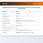Blodgett BL4497 Thermostat W/48" Capillary Tube & 1/2" FPT Connections 3/16" X 14-3/4"