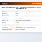 38267 Thermostat Knob With Pointer
