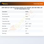 APW 14870 Thermostat 200&deg;F-400&deg;F 3/8" X 5-1/8" 24" CAP S-Type