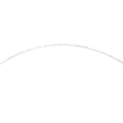 Wunder Bar JT-PE08BI0500FW White LLDPE Tubing, 1/4" OD, Sold Per Foot