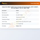 Hobart 00-416471-00001 Convection Oven Temperature Controller W/Potentiometer 3/16" 1/4" Male Tab 150-4507 EA