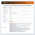 Groen 005587 Safety Relief Valve 3/4" MNPT 50 PSI