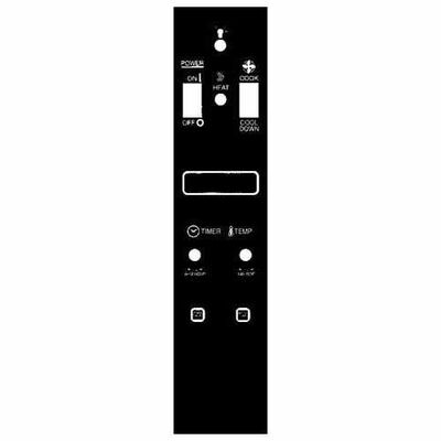 Garland 1657702 Convection Oven Overlay 2-Key 1-Speed ECO & ICO