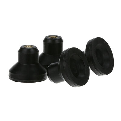 Globe 40 Rubber Foot 1-1/8H Female Thread Set 4
