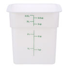 Cambro 4SFSP148 Container Sq 4Qt -148 Poly/White