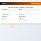 Manitowoc 000001756 Ice Machine Magnetic Harvest Switch Left Hand