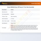 Groen GR9048 Jacketed Kettle Draw-Off Faucet Stem Assembly 2" DIA