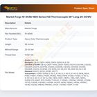 Market Forge 10-6048 1900 Series H/D Thermocouple 36" Long.20-30 MV