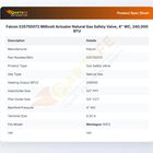 Falcon 535750072 Gas Safety Valve