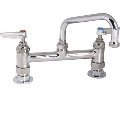 T&S Brass B0222 8" Deck Faucet, 6" Spt,Leadfree