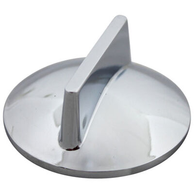 Garland GL224008 Burner Valve Knob Chrome Metal 2" DIA