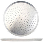 Allpoints 1371602 Heavy-Duty Aluminum 16" Nesting Perforated Pan, Tapered, 11/16 inch Depth