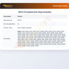 SECO 13 Complete Door Hinge Assembly