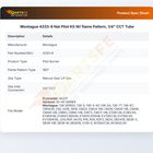 Montague 4333-8 Nat Pilot Kit W/ flame Pattern, 1/4" CCT Tube