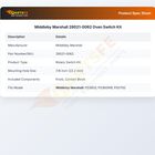 Middleby Marshall 28021-0062 Oven Switch Kit