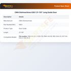 CMA Dishmachines 636.1 21-7/8" Long Guide Door