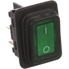 Cadco 9032 Rocker Switch DPST Green W/ 4x 1/4" Tabs ON/OFF 16A/125VAC