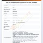 Dean 810-0014 Natural Gas Safety Control 3.5" WC Model 7000 BMVR