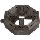 Garland 222162AA 5-3/4" DIA Gasket Iron Burner Head, 8 Sides, 1 Slot, 2" Ctrs Mount.