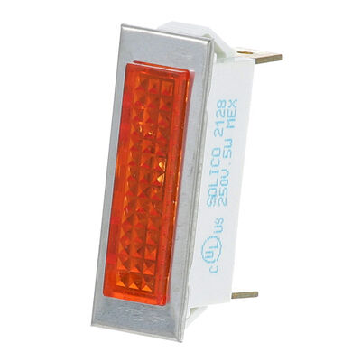Southbend 1166491 Signal Light 3/8" X 1-5/16" Amber 250
