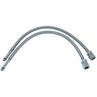 T&S Brass TS012534-45 Supply Hose SS 5/8" CCT X M10-1.0 Metric X 20" Long 2-Pack