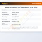 Middleby Marshall 28021-0039 Blower Switch Kit W/7/8" Fit Hole