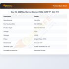 Star Mfg 2N-30519UL Warmer Element 11" X 22-1/4" 450W 120V