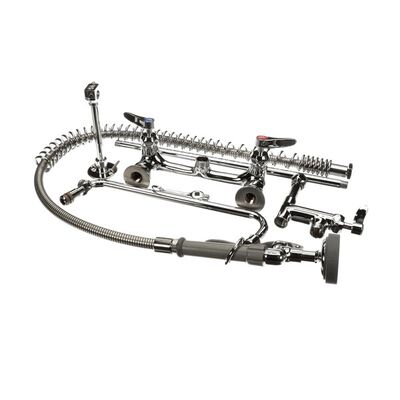 T&S Brass B-0133-12-CR-B Pre-Rinse Unit W/Ceramas & Wall Bracket