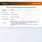 Hobart 00-349665-00001 Water Pressure Gauge 0-60 PSI