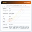 TRUE 810803 Refrigerator Door Gasket 25-3/4" X 54-1/8"