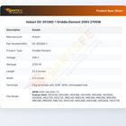 Hobart 00-351360-1 Griddle Element  208V 2700W