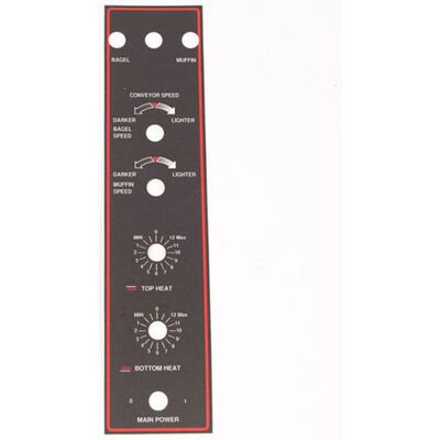 APW 82888 Conveyor Toaster Dual Speed Control Plate BT-15