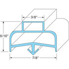 Delfield 1701062 Door Gasket 7-1/8" X 29"
