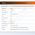 T&S Brass AG5F Snapfast Gas Quick Disconnect 1-1/4"