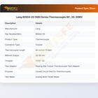 Lang 80504-03 1980 Series Thermocouple 60' 20-30MV