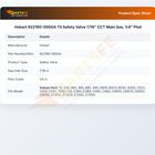 Hobart 922160-0000A Range TS Safety Valve 7/16" CCT Main Gas 1/4" Pilot